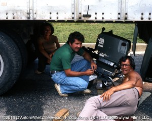 Crew at work on episode From Baltimore To Eternity