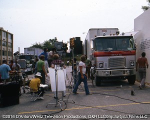 Crew at work on episode From Baltimore To Eternity