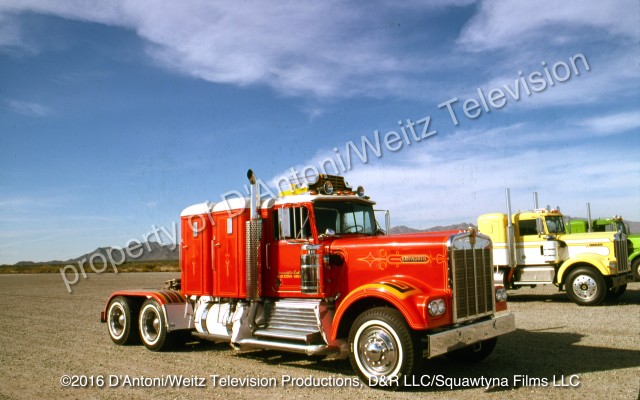 Tyron Malone's Kenworth double sleeper as seen in Movin' On