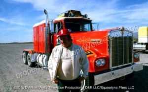 Tyrone "Jerry" Malone and his double sleeper Kenworth