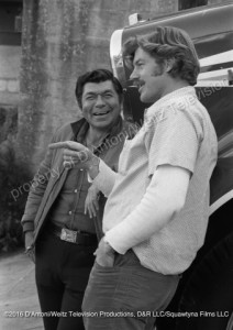 Claude Akins and Frank Converse