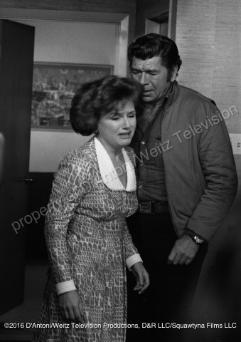 Claude Akins and Kelly Jean Peters