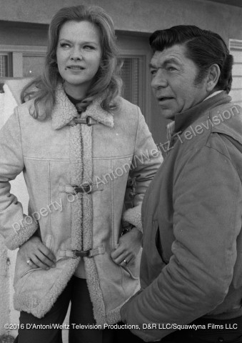 Claude Akins and Anne Francis