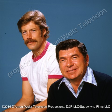 Frank Converse and Claude Akins