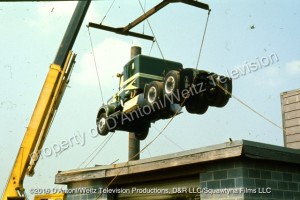Movin' On Kenworth lifted by crane