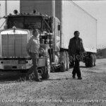 Will Chandler and Sonny Pruitt beside the Kenworth