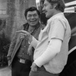 Claude Akins and Frank Converse
