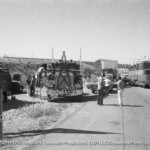 Both Movin' On Kenworth 900s and Cinemobile rigs on side of road