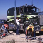 Crew with Kenworth 900 as seen in Movin' On