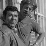 Claude Akins and Frank Converse